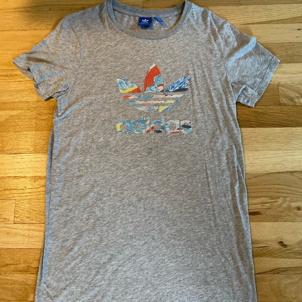 Adidas Gray t-shirt dress